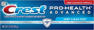 Crest Pro Health Advanced Fluoride Toothpaste, Deep Clean Mint, 3.5 Oz