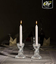 Ohr Candles Shabbat Tapers, 3 Hour Burn, White, 144 Count