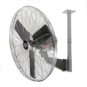 Deluxe Ceiling Mount Fan by Global Industrial – 38"L x 28.5"W x 7"H, Alloy Steel, Black/Gray/Silver, Model 795973