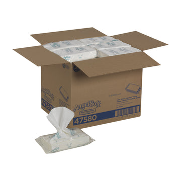 Georgia-Pacific Angel Soft Professional Series Polyflex 2-Ply Facial Tissue Paper (47580),96 Sheets Per Pack, 54 Bulk Tissue 