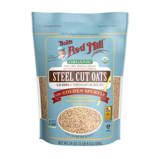 Organic Steel Cut Oats by Bob's Red Mill – 24 Ounce (Pack of 1), Model 0003997803957