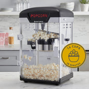Theater Crazy Popcorn Machine by West Bend – 4 Qt., 4.0 quarts, Polycarbonate (PC), Black, Model PCWBTCBK13