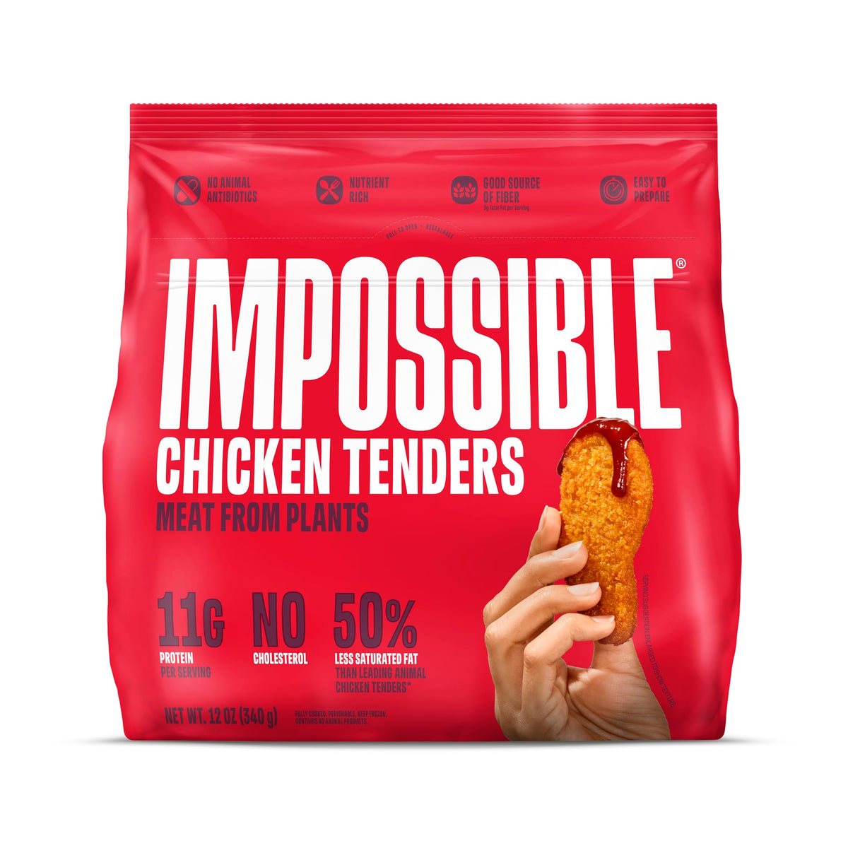 Impossible Chicken Tenders Plant Based by IMPOSSIBLE FOODS – 12 Ounce, red-500, Model 3000000094