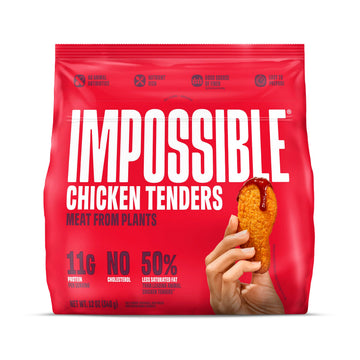 Impossible Chicken Tenders Plant Based by IMPOSSIBLE FOODS – 12 Ounce, red-500, Model 3000000094