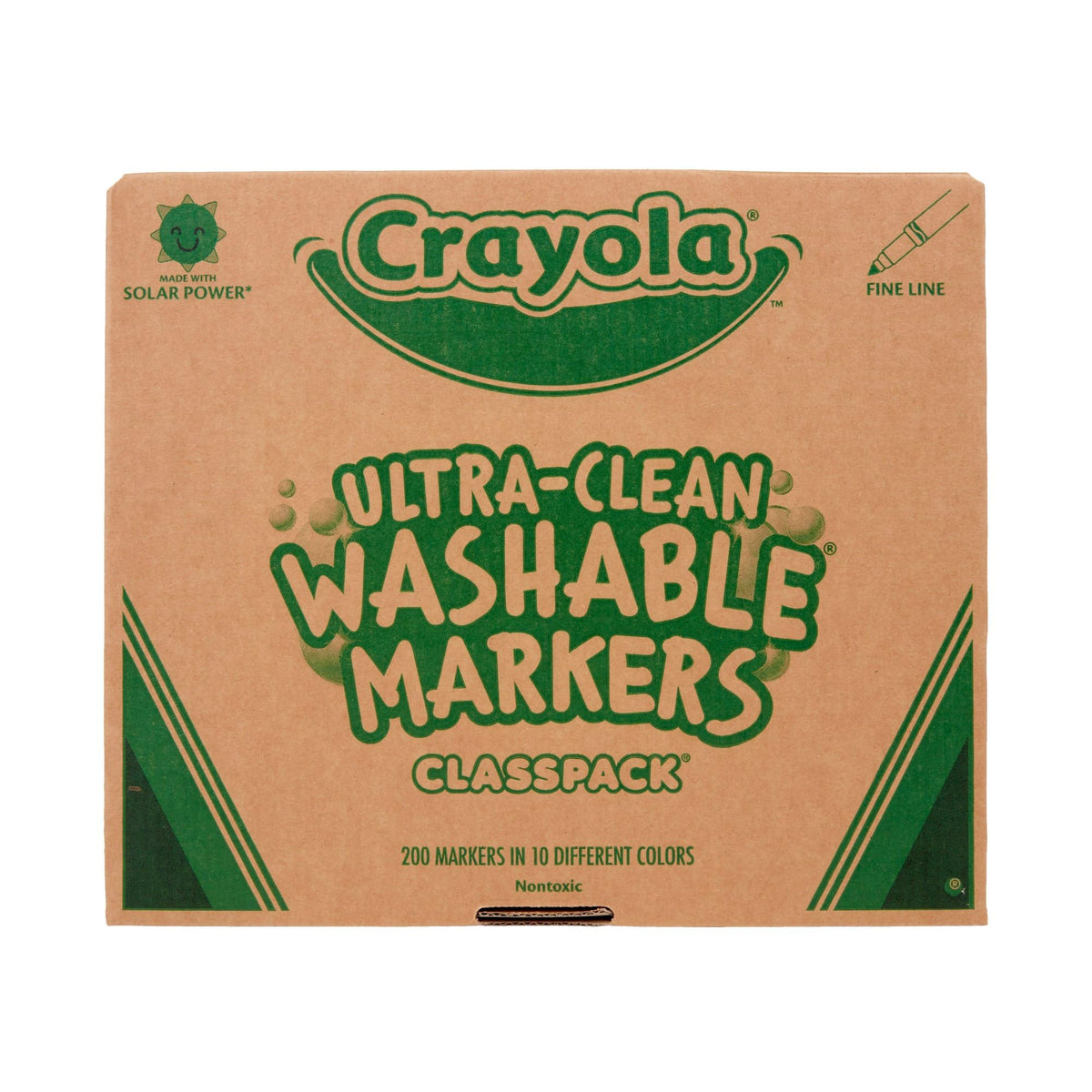 BIN588211 Washable Classpack Markers by Crayola – 1 Count (Pack of 1), Classpack, CLEAR, Model FBA_CYO588211 588211