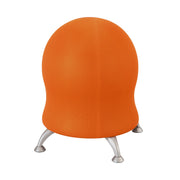 Zenergy Ball Chair, Active Seating, Anti-Burst, Inflatable Chair for Home Office and Classroom, Orange Mesh by Safco – 23"H or 20"H, Plastic, Orange Mesh, Model 4750OR