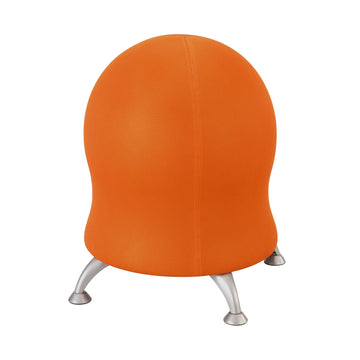 Zenergy Ball Chair, Active Seating, Anti-Burst, Inflatable Chair for Home Office and Classroom, Orange Mesh by Safco – 23"H or 20"H, Plastic, Orange Mesh, Model 4750OR