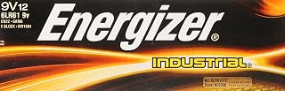 Energizer 9 Volt Alkaline Industrial Batteries, 12 Count