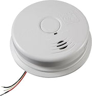 Kidde 21026514 Worry-Free Hardwire Interconnect Ionization Sensor Smoke Alarm, white