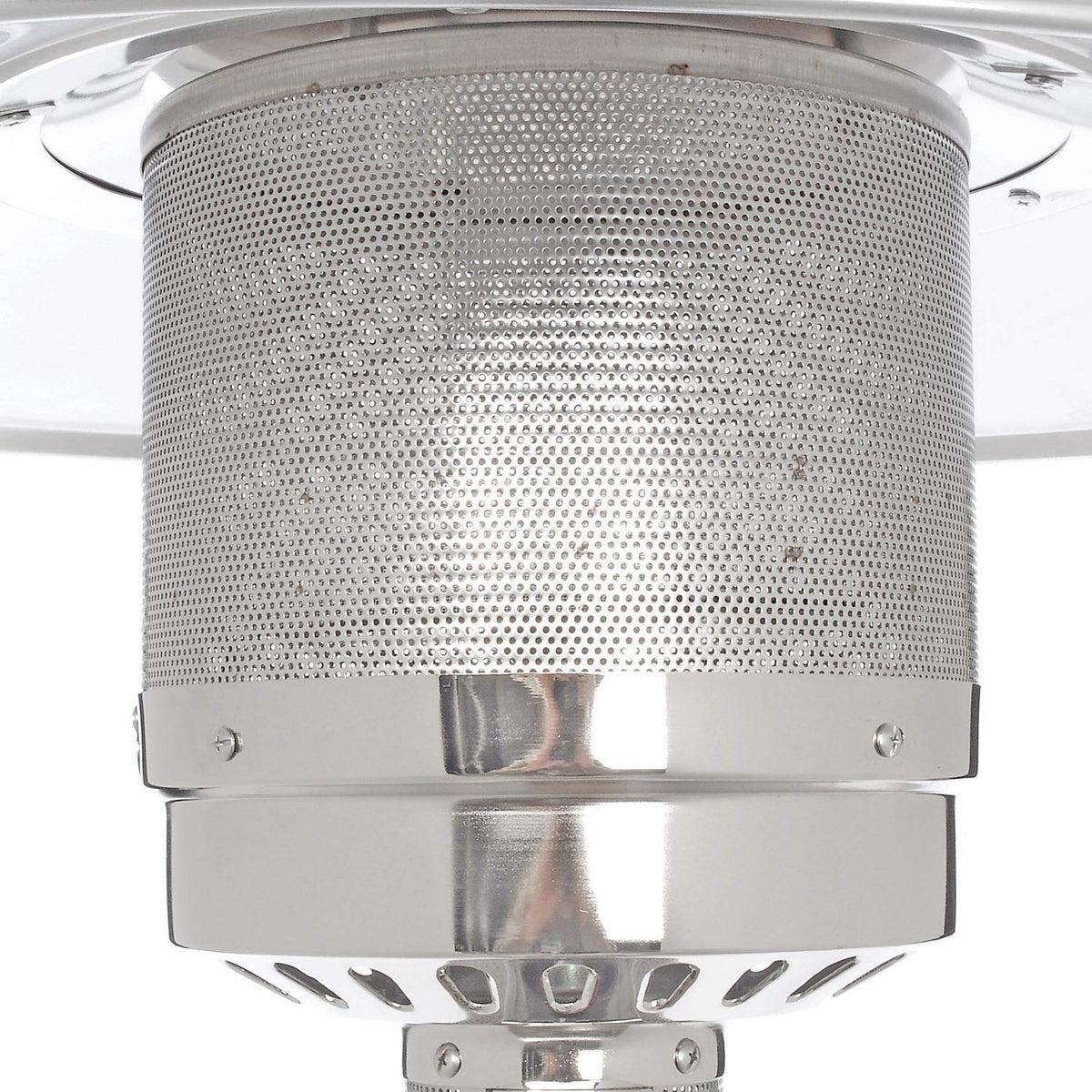 Propane, 41000 BTU, With Table, Silver by AZ Patio Heaters – Steel, Hammered Silver, Model HLDS01-CBT
