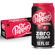 Dr Pepper Zero Sugar Cherry / 12 Fl Oz (Pack of 12) / 1 Soft Drinks