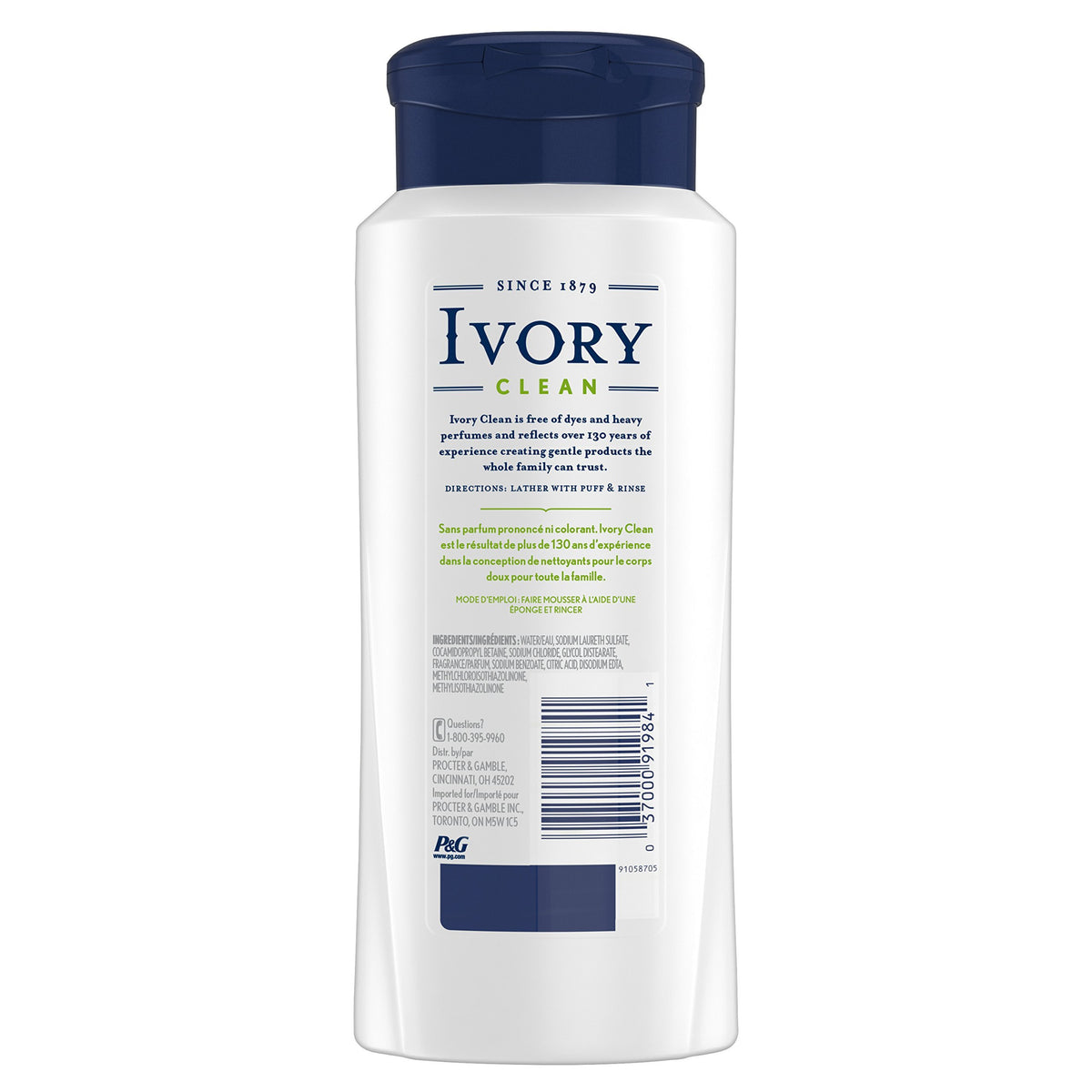 Clean Aloe Body Wash 21 oz Packaging may Vary by Ivory – 21 Fl Oz (Pack of 1), Model 10037000919848