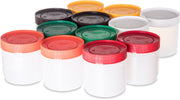 CFS Stor N' Pour Pint Backup Caps by Carlisle FoodService Products – 16 oz, 16.0 fluid_ounces, Assorted (red, green, yellow, orange, brown, white), Model PS502N00