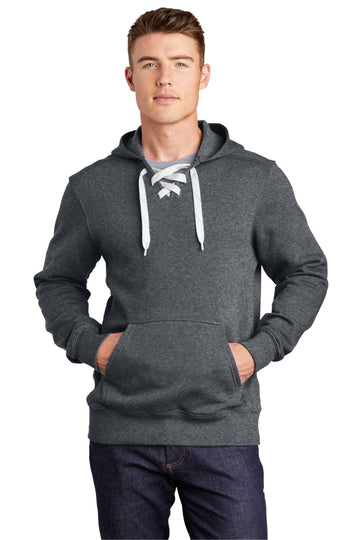 Unisex Pullover Hooded Sweatshirt Graphite Heather by SPORT-TEK – 4X-Large, Cotton, Graphite Heather, Model 974083