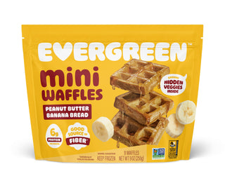 Peanut Butter Banana Bread Waffles by Evergreen – 9 Ounce (Pack of 1), Model 0860001627220