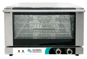 Countertop Convection Oven by Global Solutions – 22.875" x 22.438" x 16", 1.5 cubic_feet, Stainless Steel, Silver, Model GS1741