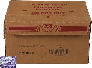 Smucker's Seedless Blackberry Jam, Portion Control, 0.5 Ounces