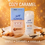 Secret Cozy Caramel / 2.6 Ounce (Pack of 1) / 1 Antiperspirant Deodorant