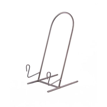 Kalalou H0670 Iron Plate Stand, 6" Wide, Black, 4/Case - Default Title