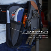 Arsenal 5567 Utility Knife Holder by Ergodyne – One Size, Polyester, Gray, Model 13667