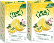 True Citrus True Lemon Crystallized Lemon (2 Boxes of 32 = 64 Packets)