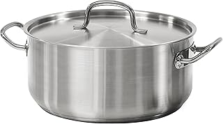 Tramontina Pro-Line Stainless Steel 9-Quart Dutch Oven Pot with Lid