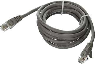 Belkin Cat5e Snagless Ethernet Patch Cable, RJ45, 7ft, Gray | internet cable, LAN cord, wired network cable, router to modem, fast ethernet, 1Gbps, patch panel, structured cabling
