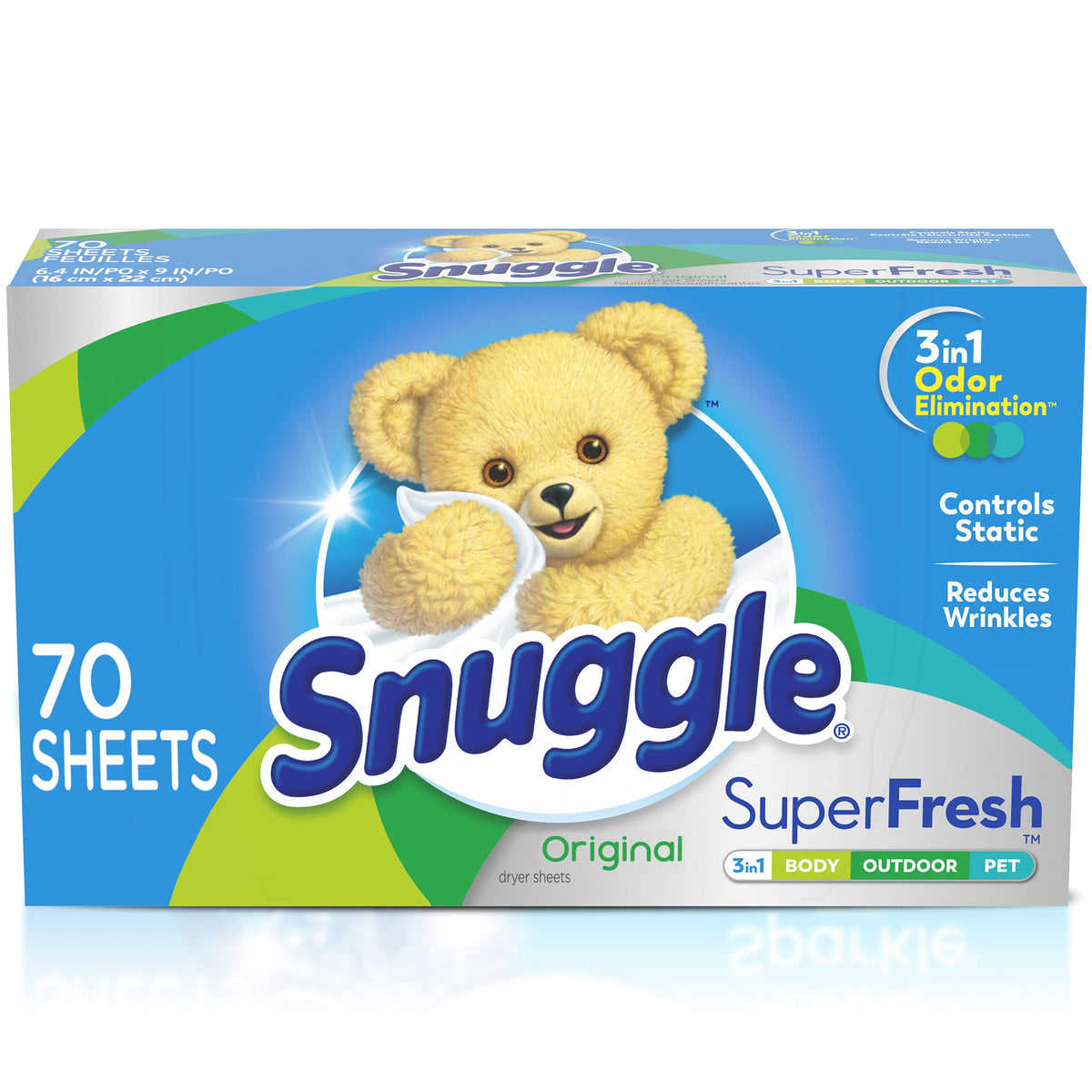 Snuggle 400 Count (Pack of 1) / Original / 1 Dryer Sheets