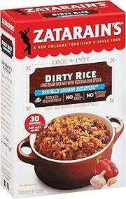 Zatarain's Reduced Sodium Dirty Rice, 8 oz (Pack of 8)