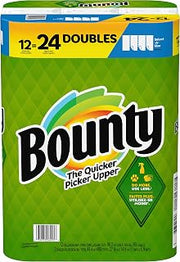 Bounty White Full Sheet Paper Towels, 12 Double Rolls