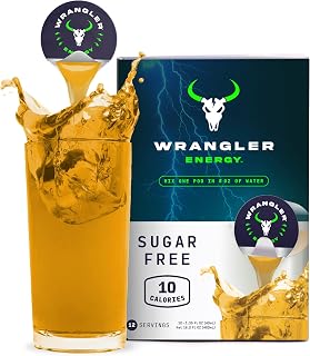 Wrangler Energy by Java House Liquid Energy Drink Concentrate, Pack of 12 | Single Serve Pods, Peel and Pour, Sugar Free, Tangy Energy