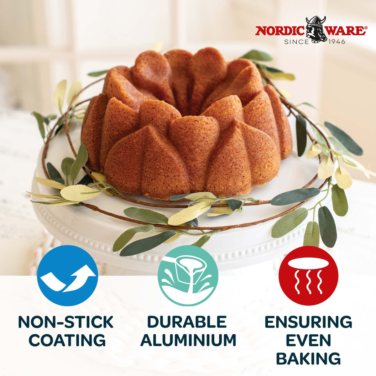 Nordic Ware Toffee / 10 cups / Magnolia Bundt Bundt Pans