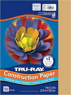 Tru-Ray Construction Paper 9x12 Almond