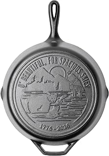 Pre-Seasoned Cast Iron Skillet by Lodge – 12 Inch, 3.0 quarts, Cast Iron, Black, Model L10SKA250