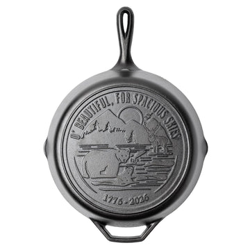 Pre-Seasoned Cast Iron Skillet by Lodge – 12 Inch, 3.0 quarts, Cast Iron, Black, Model L10SKA250