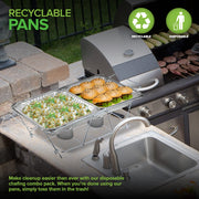 Stock Your Home Pans / Silver / 10.0 inches Chafing Dishes