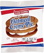 Little Debbie Vending Double Decker Oatmeal Creme Pie -- 54 per case.