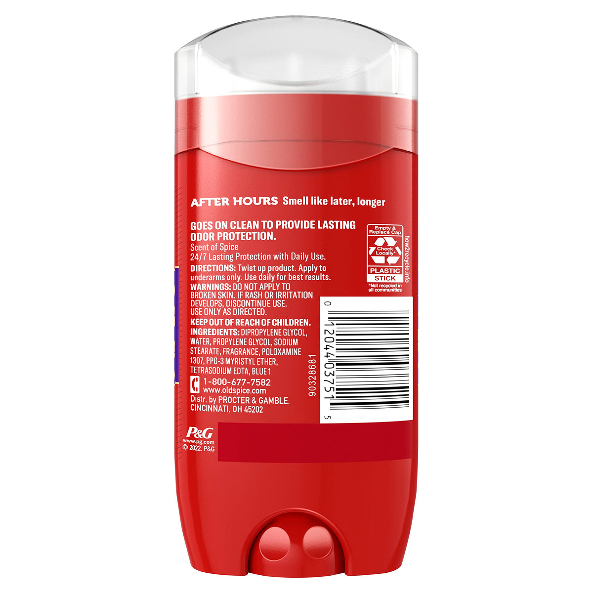 Red Zone by Old Spice – 3 Ounce (Pack of 1), Gel, 10, Model P1087810