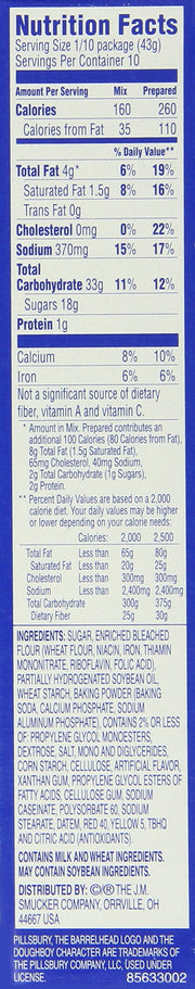 Cake Mix by Pillsbury – 15.25 Ounce (Pack of 1), Model 5150060541