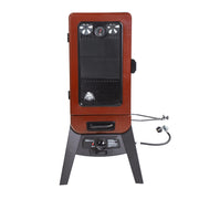 3-Series Gas Vertical Smoker by PIT BOSS – 880 sq inches, Stainless Steel, Red Hammertone, Model 10773