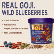 Modern Oats Goji Blueberry / 2.6 Ounce (Pack of 12) / 12 Breakfast Foods