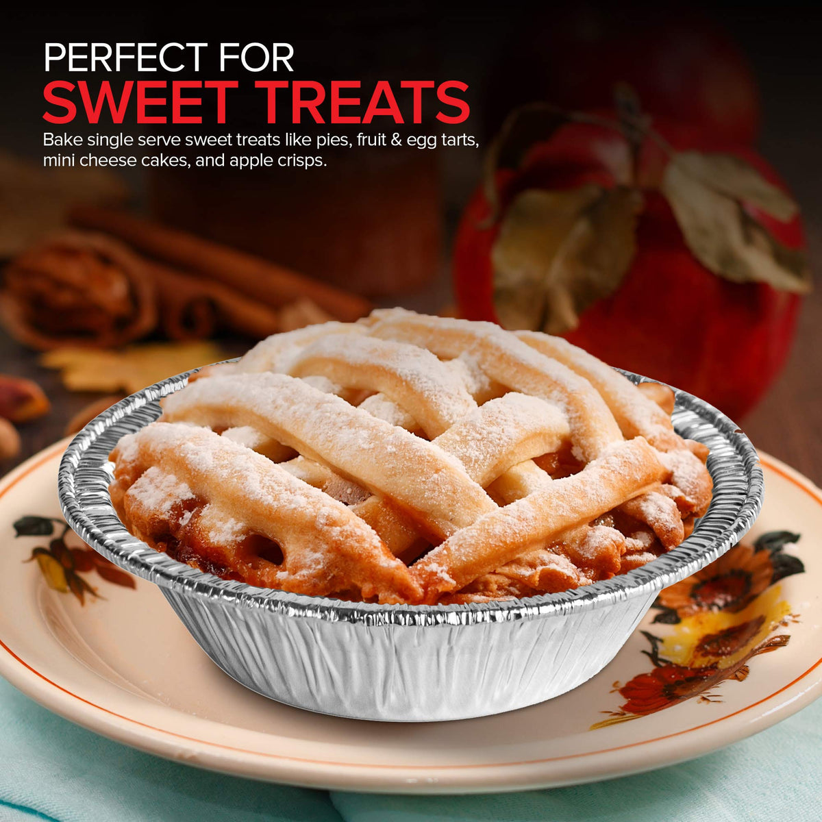 Stock Your Home 50 Pack (4 Inch) / Silver / 50 Pack Pie Pans