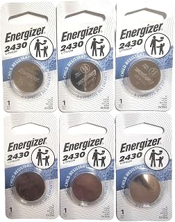 6 Pack Energizer ECR2430BP Lithium 3-Volt Coin Cell Battery
