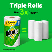 Bounty White / 2 Rolls (123 Sheets) (Pack of 6) / Triple Paper Towels