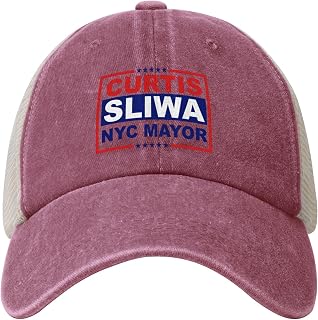 Curtis Sliwa for NYC Mayor Trucker Hat New York City 2026 Election Baseball Cap Adjustable Mesh Back Hats