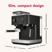 KitchenAid Cast Iron Black / 2.5L / Semi with Burr Semi-Automatic Espresso Machines
