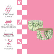 THE LICKER STORE Mint/Green / 12" / Modern;Mid-Century;Classic;Transitional;Traditional;Cottage;Casual Scratching Pads