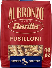 Al Bronzo Barilla Fusilloni Pasta, Imported from Italy, 16oz