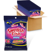 Mini Glow Ups Strawberry-Watermelon Soft & Chewy Gummy Candy by Swedish Fish – 6.7 oz