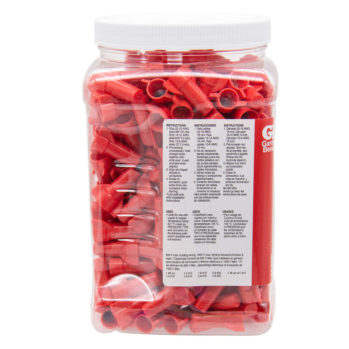 Gardner Bender 325 Pack / 22 - 6 AWG / Red Wing Nuts
